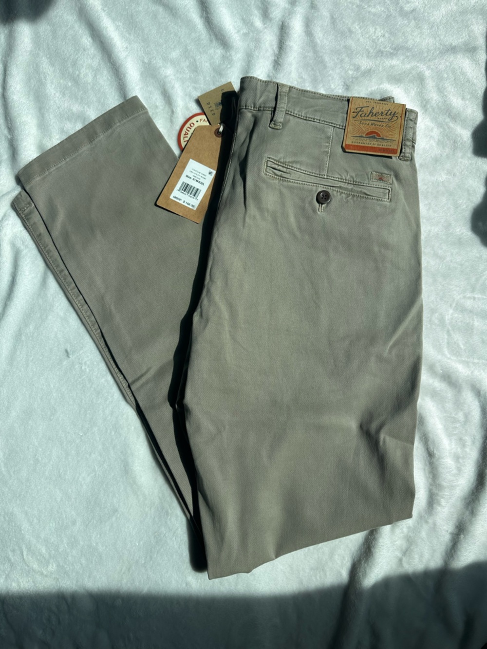 NWT Faherty Coastline Chinos